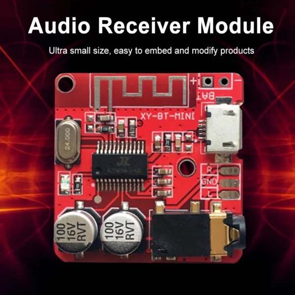 Bluetooth-compatible 5.0 MP3 Lossless Decoder Board DC 3.7-5V Car Stereo Music Amplifier Module Support MICRO USB for DIY