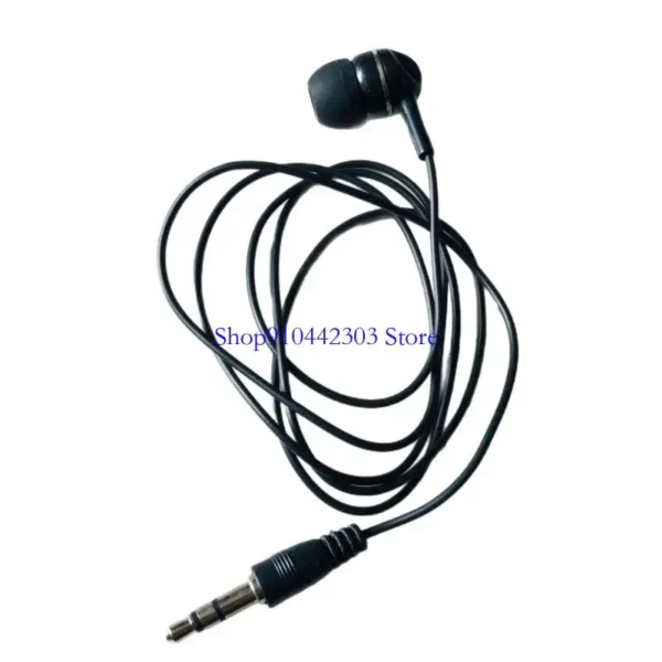 L4MD 3.5mm Single Side Mono Earphone Mono Corded Headsets Single Side Earbud Headphones For Mobile Phone MP3 MP4 Players